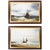 Gustave De Bréanski, Seascape Paintings, 19th-Century, Oil on Canvas, Framed, Set of 2 For Sale - Image 16 of 16