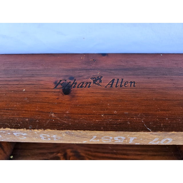 Late 20th Century Ethan Allen Pine Shelf Etagere For Sale - Image 12 of 12