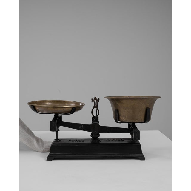 19th Century French Iron & Brass Scale For Sale - Image 17 of 18