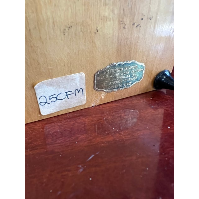 1970s Small Wooden Jewelry Box With Floral Details For Sale In Atlanta - Image 6 of 9