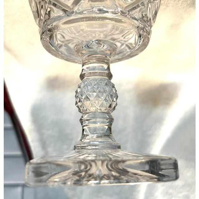 Vintage Imperial Glass Co. "Cape Cod" Clear Glassware Set - Goblets & Dessert Coupes - 16 Pieces For Sale - Image 10 of 10