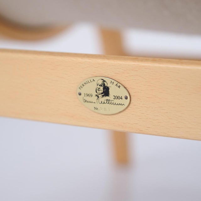 Set of Pernilla Chair with Ottoman by Bruno Mathsson for Dux, 2004 For Sale - Image 14 of 16