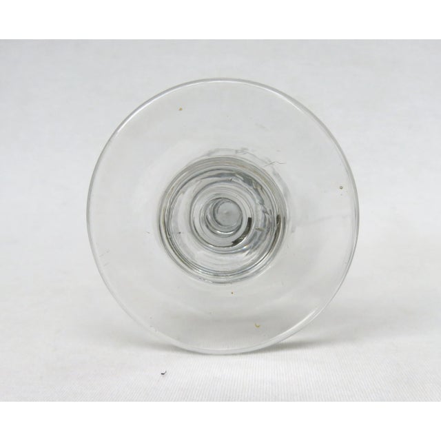 French Biedermeier Handblown Champagne Flutes, Set of 6 For Sale - Image 8 of 18