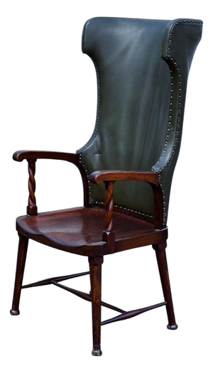 Victorian Mahogany Porters Hall Chair