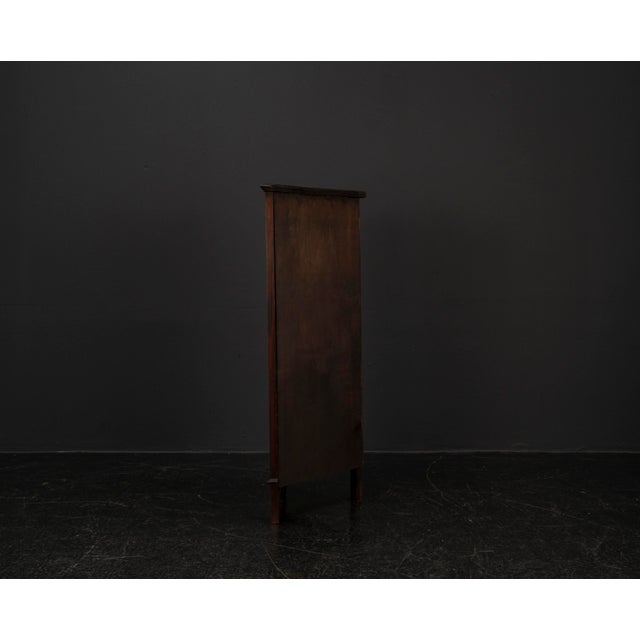 Three-Tier Corner Shelf with Ornamental Kymation Molding, 1920s For Sale - Image 12 of 18