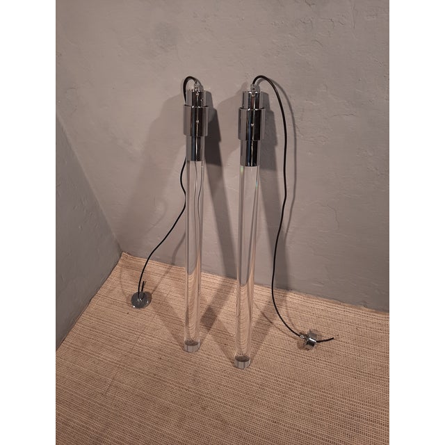 Silver Hanging Light by Angel Mangiarotti for Skipper, 1990s For Sale - Image 8 of 18