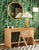 2020s Matthew Izzo Home Cadence Textured Antique Brass Round Wall Mirror For Sale - Image 5 of 5