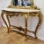 Italian Marble Top Console Table and Mirror Set, 1890s, Set of 2 For Sale - Image 3 of 13