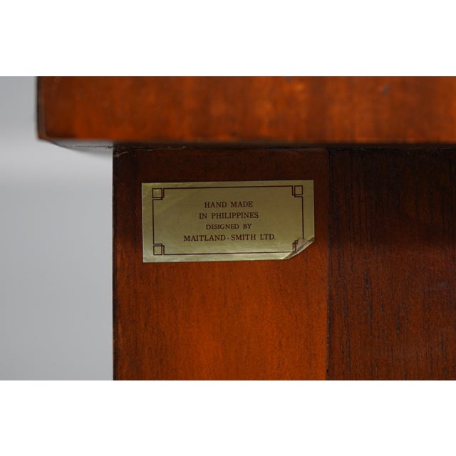 Maitland Smith Satinwood Paint Decorated Server For Sale - Image 12 of 12