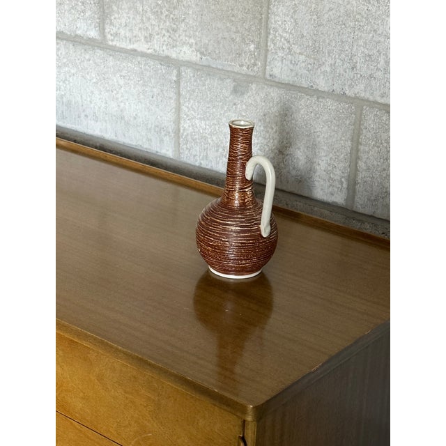1950s 1950s Andersson & Johansson Pitcher Vase for Höganäs Keramik, Sweden For Sale - Image 5 of 7