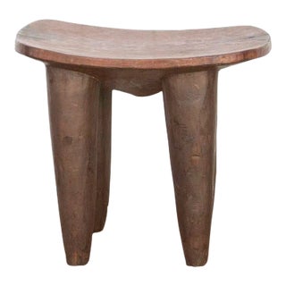 Hand-Carved Rustic Senufo Side Table For Sale