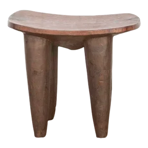 Hand-Carved Rustic Senufo Side Table