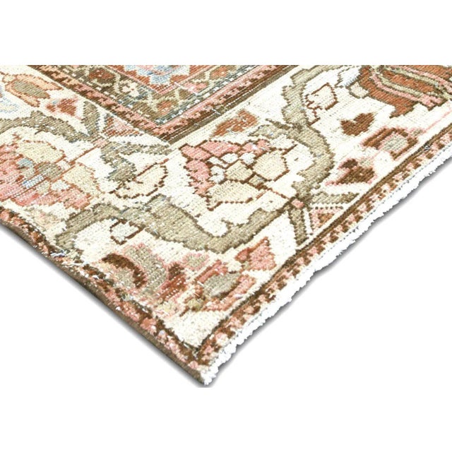 Transitional 1940s Persian Melayer Rug For Sale - Image 3 of 7