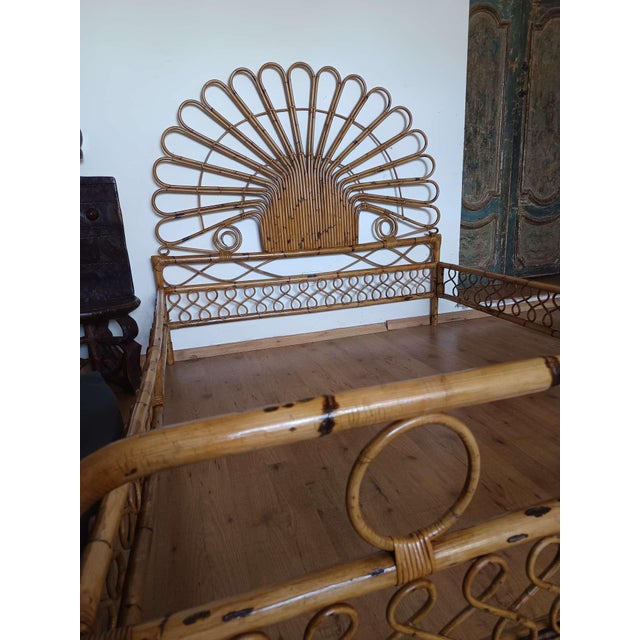 1960s Mid-Century Bamboo Bed, 1960s For Sale - Image 5 of 8