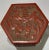 Early 20th Century Antique Chinese Cinnabar Hexagon Box Carved With Figures For Sale - Image 5 of 13