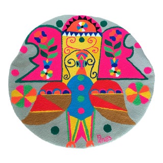 Monteil Style 1970's Mid-Century Pop Art Tapestry For Sale