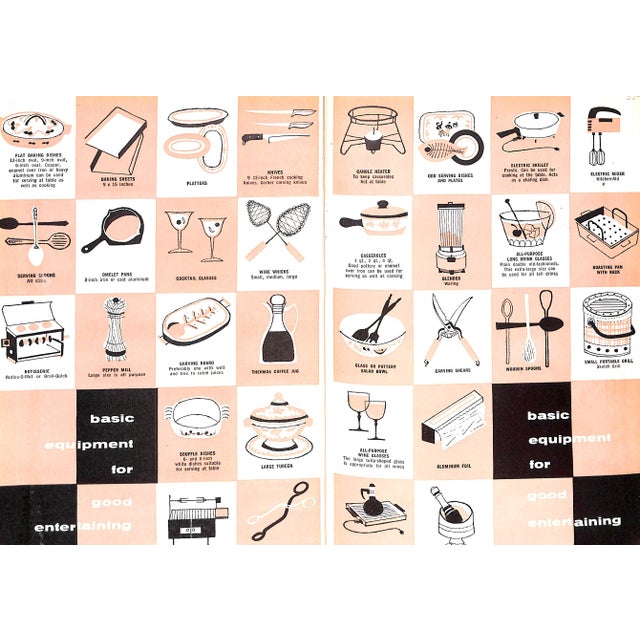 1950s "Cookbook for Entertaining: 489 Tested Recipes and Menus for Every Occasion" 1954 Beard, Jim For Sale - Image 5 of 7