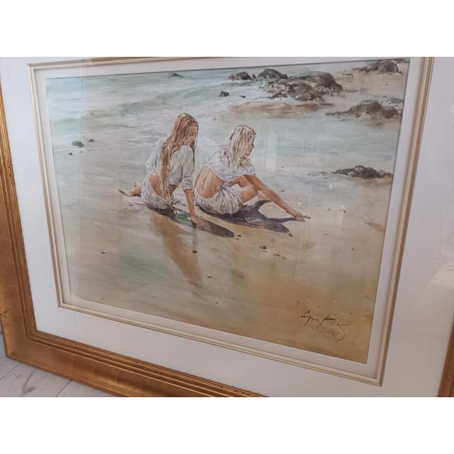 **original gordon king watercolour: a potential collector's gem** very large - 116cm wide x 97cm high. This is a...