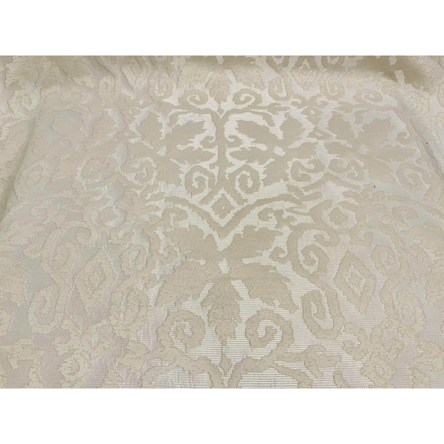 Clarke & Clarke Clarke & Clarke: Otranto - Ivory. F0871/03 Modern Damask Sateen Designer Fabric - 16.5 Yards For Sale - Image 4 of 5
