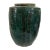 1980s Vintage Chinoiserie Glazed Turquoise Rustic Jar/Urn W/Birds For Sale - Image 5 of 8