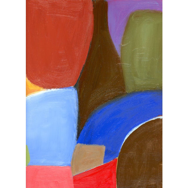 Tranquil Geometry, Contemporary Abstract Oil Painting, Framed For Sale - Image 6 of 11