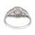 1930s 1930s Art Deco Gia 0.90 Carat Old Mine Cut Diamond Baguette Platinum Engagement Ring, Size 6.5 For Sale - Image 5 of 7