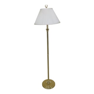 Baldwin Polished Brass Floor Lamp For Sale