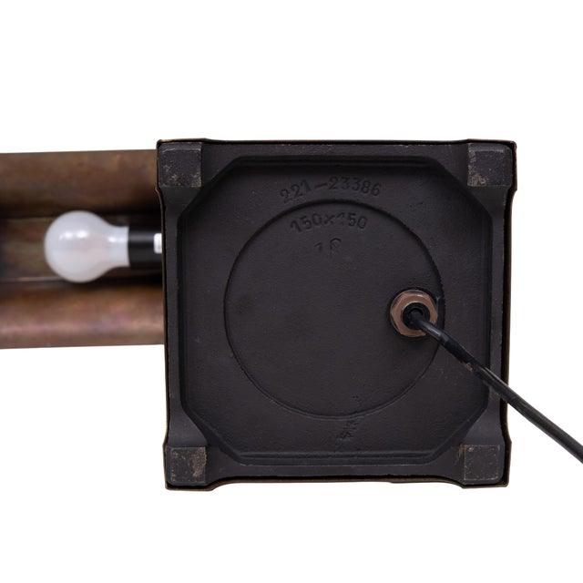 Vintage Bronze Desk Lamp from Herda, Holland, 1970s For Sale - Image 9 of 12