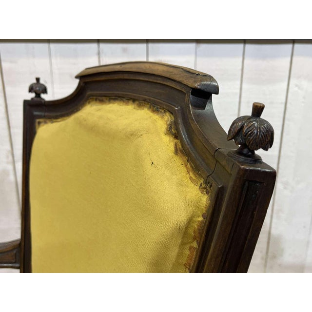 Late 19th Century Louis XVI Armchair in Beech For Sale - Image 10 of 11