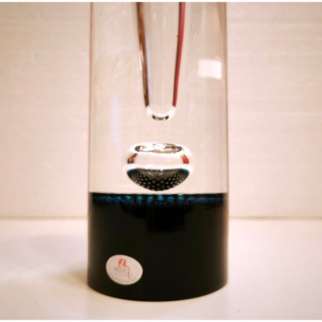 Art Glass Vase and Cone Sculpture by Pavel Havelka for Princ, 1990s, Set of 2 For Sale - Image 12 of 18