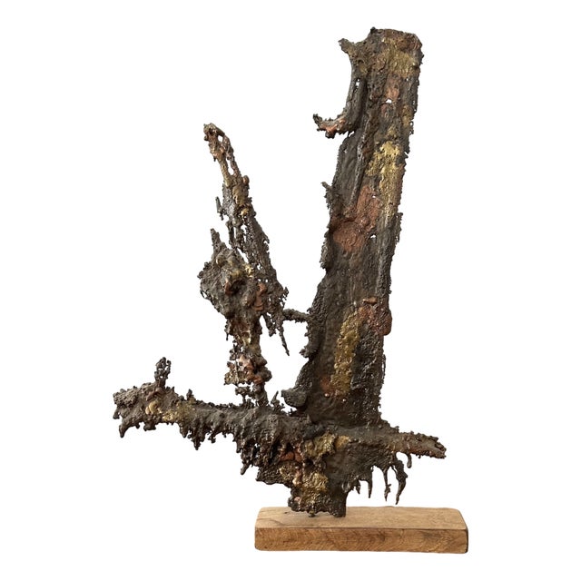 Vintage Brutalist Sculpture, 1960 For Sale