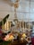 Traditional Chapman & Myers for Visual Comfort George II Polished Nickel + Glass Chandelier For Sale - Image 3 of 12