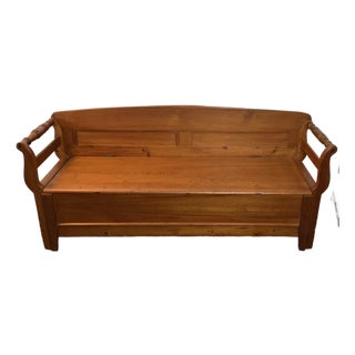 Late 19th Century Mennonite Pine Shloof For Sale