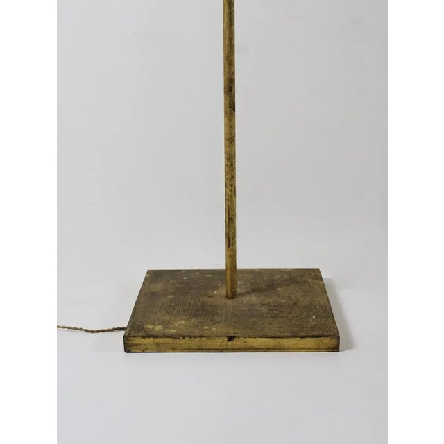 Metal Vintage Brass Floor Lamp For Sale - Image 7 of 9