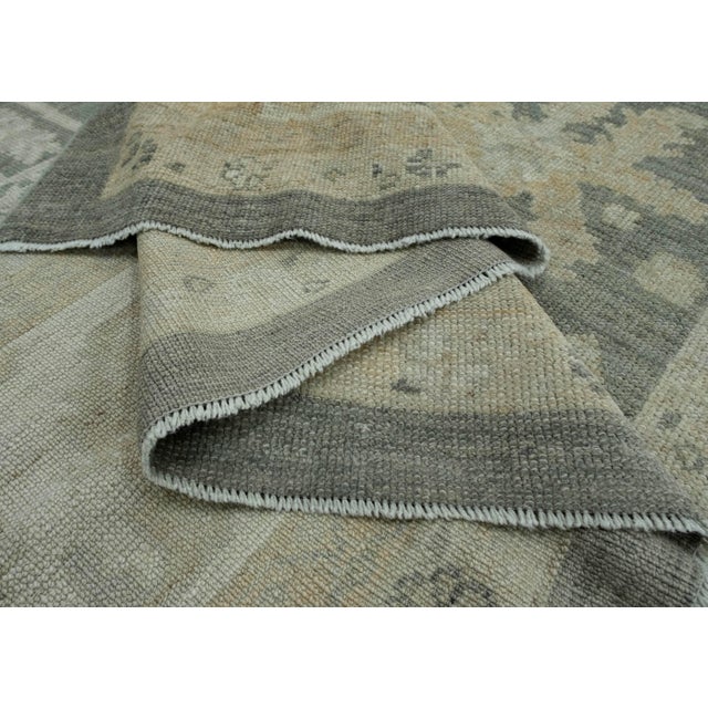 Textile Turkish Oushak Antique Look Rug 9'10" x 12'5" #18640 For Sale - Image 7 of 8