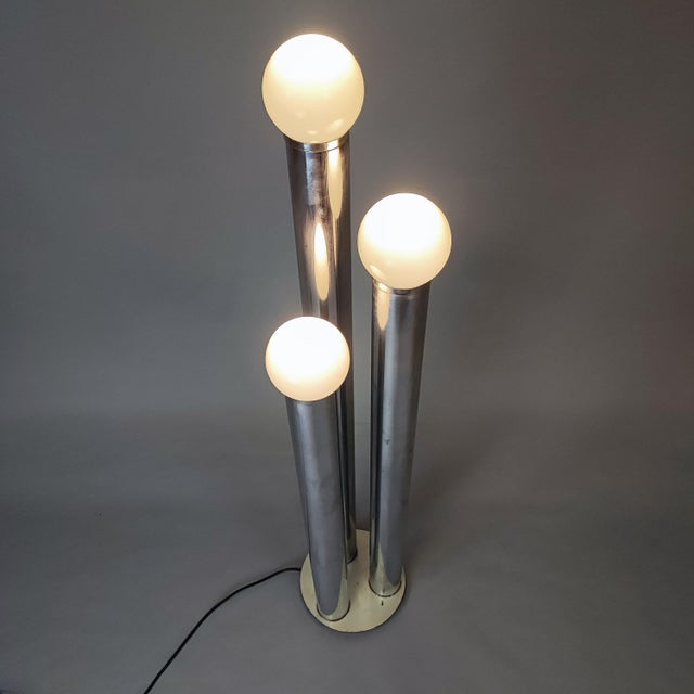 Space Age Floor Lamp by Goffredo Reggiani, 1960s For Sale - Image 3 of 10