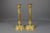 Antique French Brass Candlesticks with Floral Motifs, 1920s, Set of 2 For Sale - Image 17 of 18