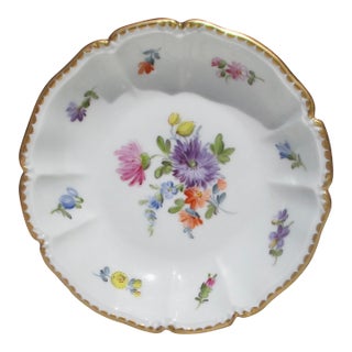 West German Nymphenburg Porcelain Saucer For Sale