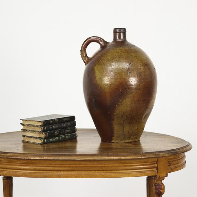 19th Century German Earthenware Jug or Vase For Sale - Image 11 of 11
