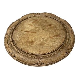 19c Deeply Carved Bread Board For Sale