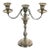 Tiffany & Co. Style Antique Victorian Silverplate Three-Light Candelabra For Sale