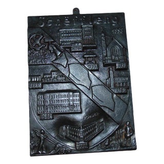 Advertisement for Scheffers Cast Iron Plate, 1890s For Sale