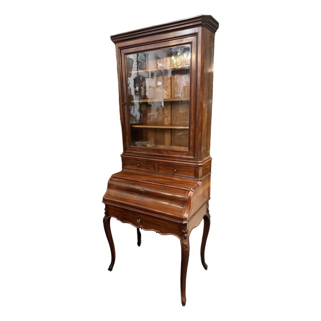 Napoleon III Mahogany Brown Scriban For Sale