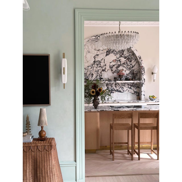 Large Murano Chandeliers in the style of Carlo Scarpa, Set of 2 For Sale - Image 4 of 11