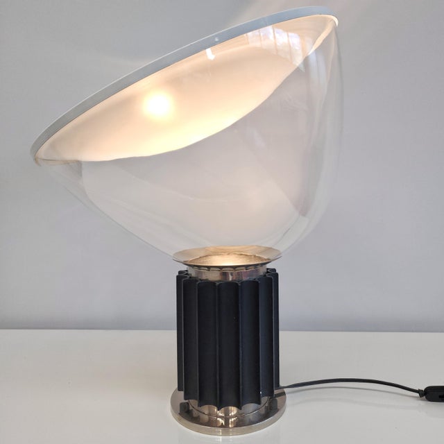 Glass Table Lamp by Castiglioni for Flos, 1970s For Sale - Image 15 of 15
