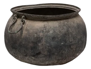 Chinese Copper Cauldron Pot, C. 1800