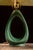 Mid 20th Century Mid Century Modern Green Ceramic Teardrop Table Lamp For Sale - Image 9 of 9