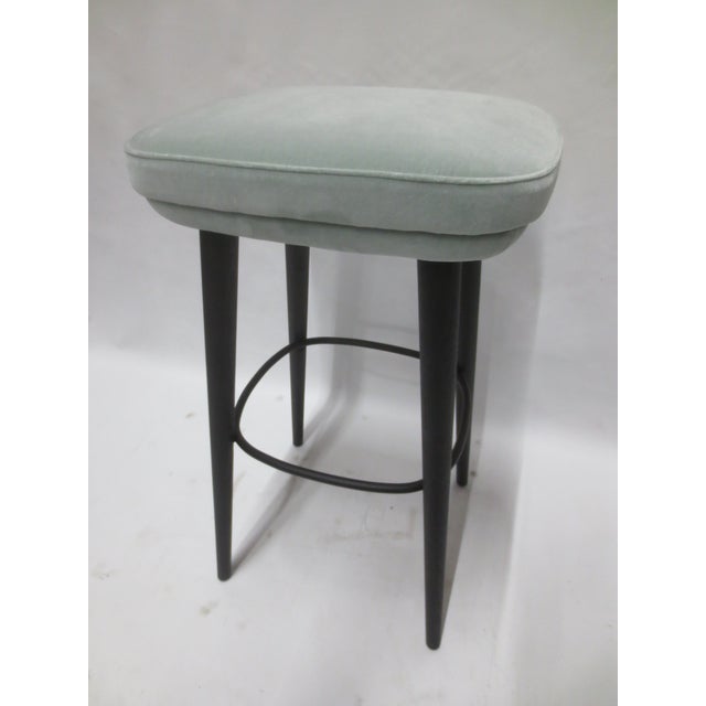 Textile Walter Knoll 375 Bar Height Stool - Set of 3 (New) For Sale - Image 7 of 8