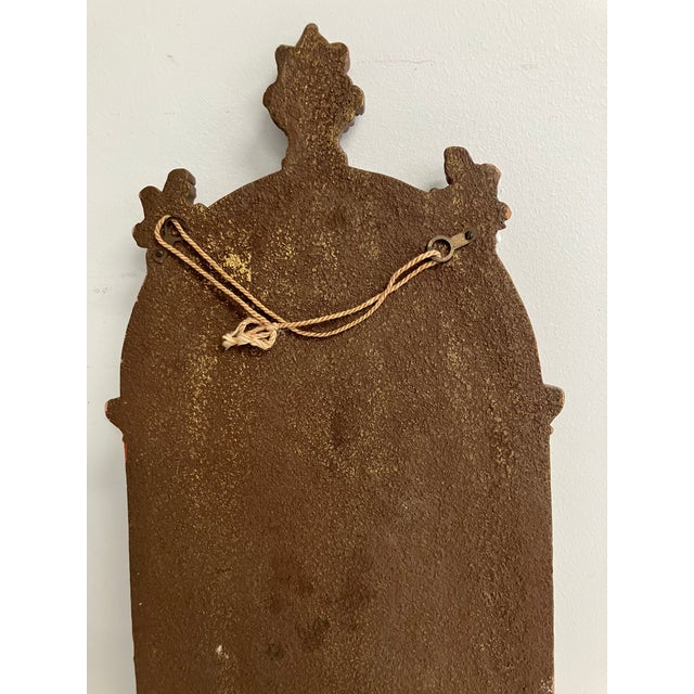 Gothic Antique Saint Teresa of Ávila Devotional Wall Plaque For Sale - Image 3 of 12