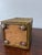 Wood Vintage English Brass Repousse Tea Caddy For Sale - Image 7 of 7